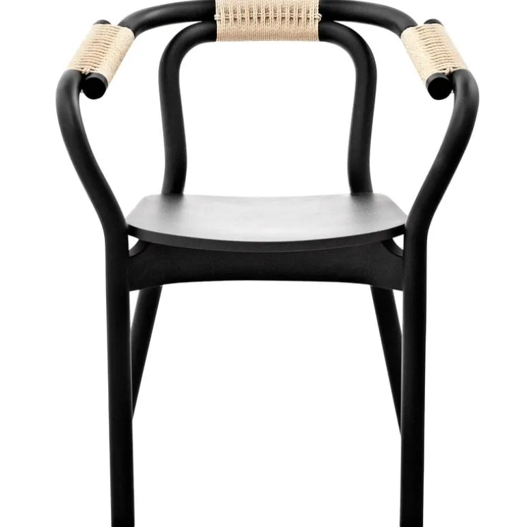 Normann Copenhagen Knot chair, black - natural