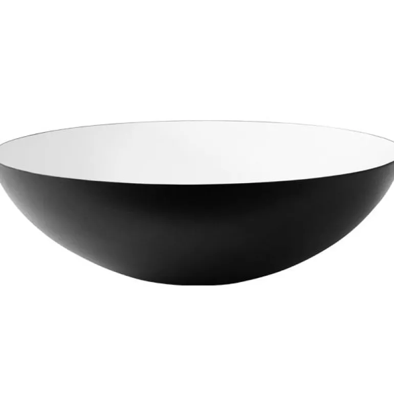Normann Copenhagen Krenit bowl 7,1 l, black-white