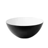 Normann Copenhagen Krenit bowl 60 cl, black-white