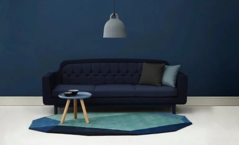 Normann Copenhagen Krenit bowl 60 cl, black-white