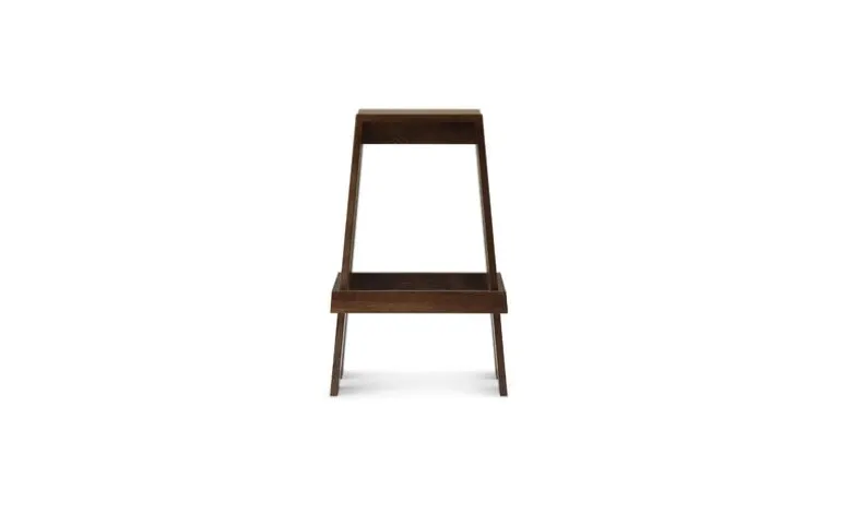 Normann Copenhagen Let barstool, 75 cm, brown stained ash