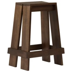Normann Copenhagen Let barstool, 65 cm, brown stained ash