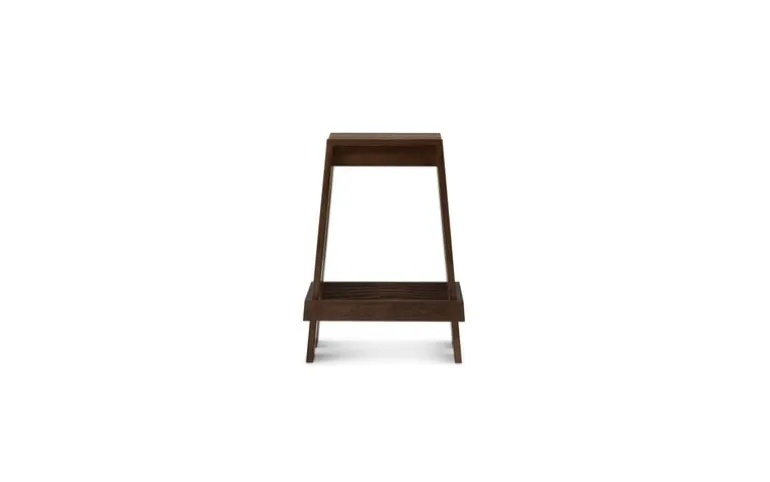 Normann Copenhagen Let barstool, 65 cm, brown stained ash