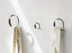 Normann Copenhagen Loop hook, large, brushed zinc