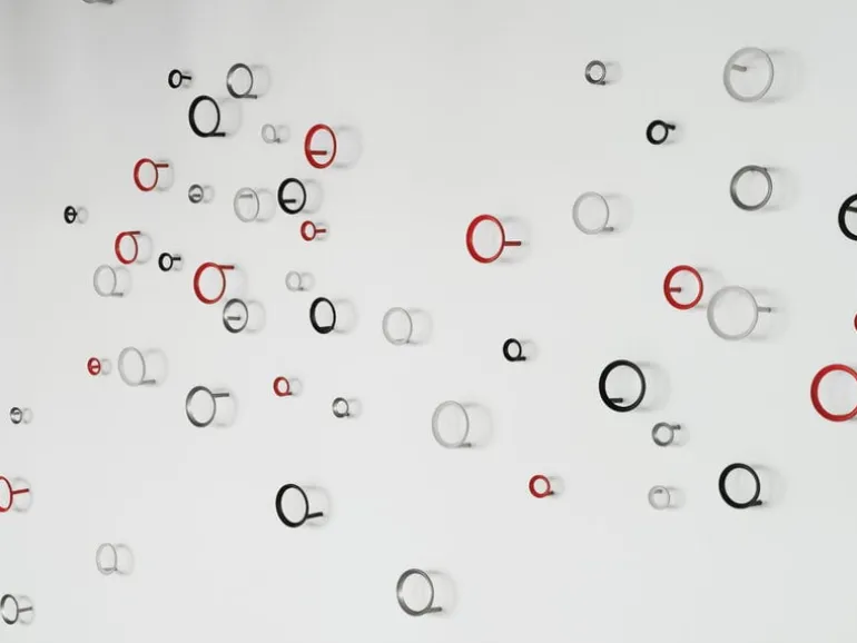 Normann Copenhagen Loop hook, large, red