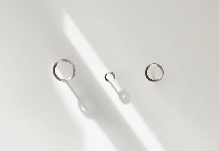 Normann Copenhagen Loop hook, medium, brushed zinc