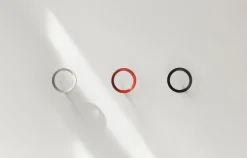 Normann Copenhagen Loop hook, medium, brushed zinc