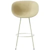 Normann Copenhagen Mat bar armchair, 75 cm, cream steel - hemp