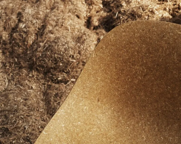 Normann Copenhagen Mat bar chair, 65 cm, cream steel - hemp