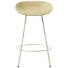 Normann Copenhagen Mat bar stool, 65 cm, cream steel - hemp