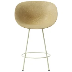 Normann Copenhagen Mat bar armchair, 65 cm, cream steel - hemp