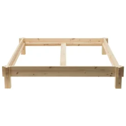 Normann Copenhagen Notch bed, 160 x 200 cm, UV-lacquered pine