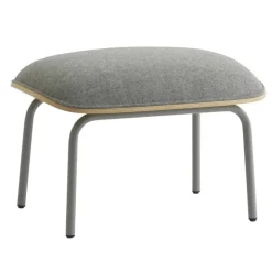 Normann Copenhagen Pad footstool, grey steel - oak - Synergy LDS 16