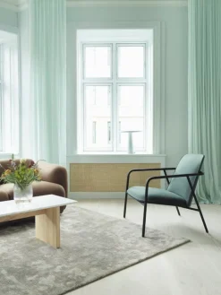 Normann Copenhagen Pad lounge chair low, black steel - black - Synergy LDS 41