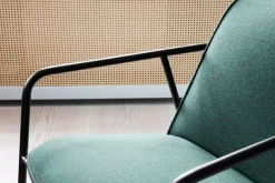 Normann Copenhagen Pad lounge chair high, black steel - black - Synergy LDS 41