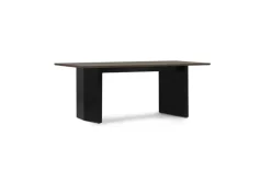 Normann Copenhagen Panel table, 90 x 200 cm, black - dark brown