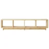 Normann Copenhagen Plank bookcase, low, UV lacquered pine
