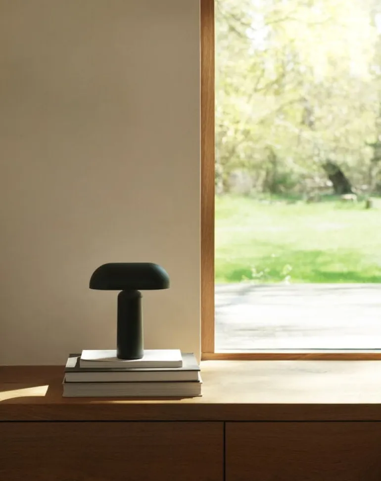 Normann Copenhagen Porta portable table lamp, green