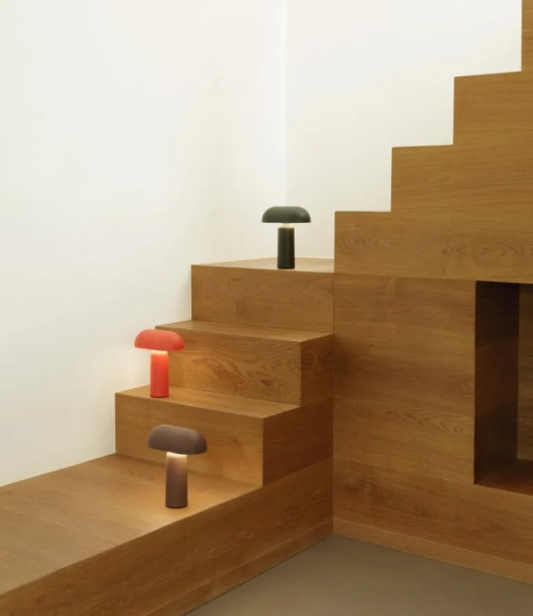 Normann Copenhagen Porta portable table lamp, brown