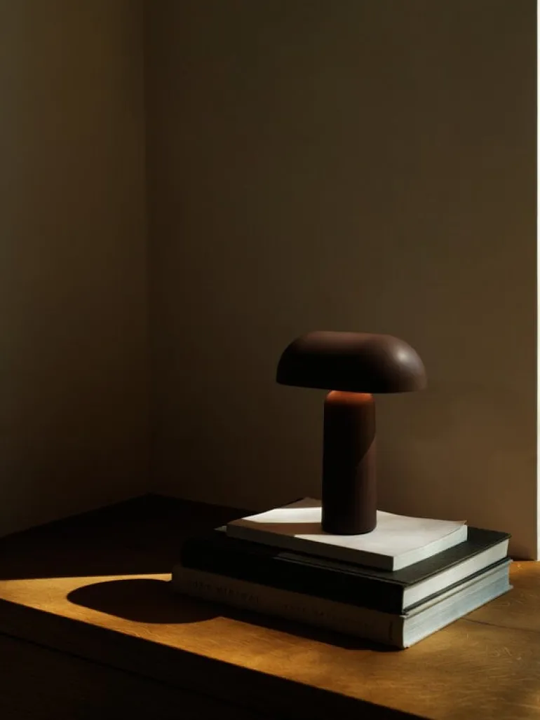Normann Copenhagen Porta portable table lamp, brown