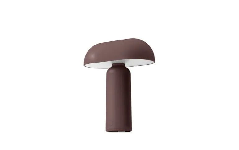 Normann Copenhagen Porta portable table lamp, brown
