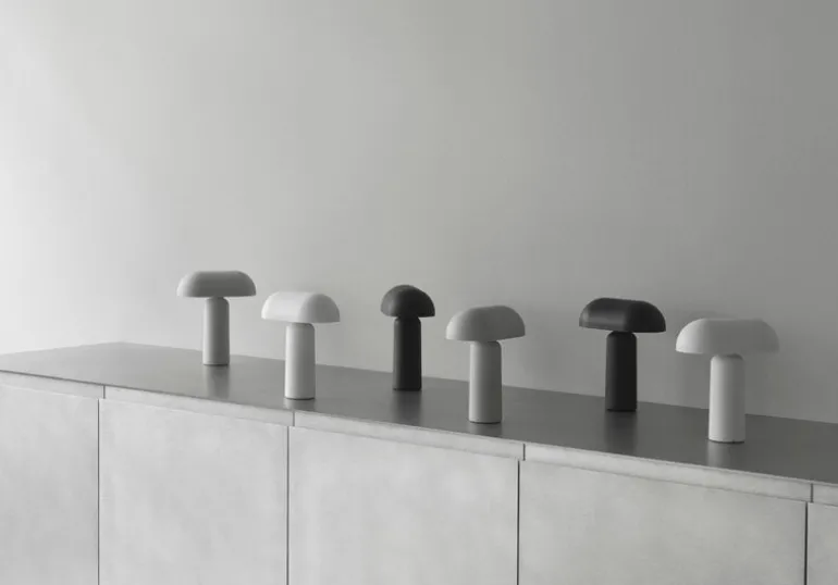 Normann Copenhagen Porta portable table lamp, white