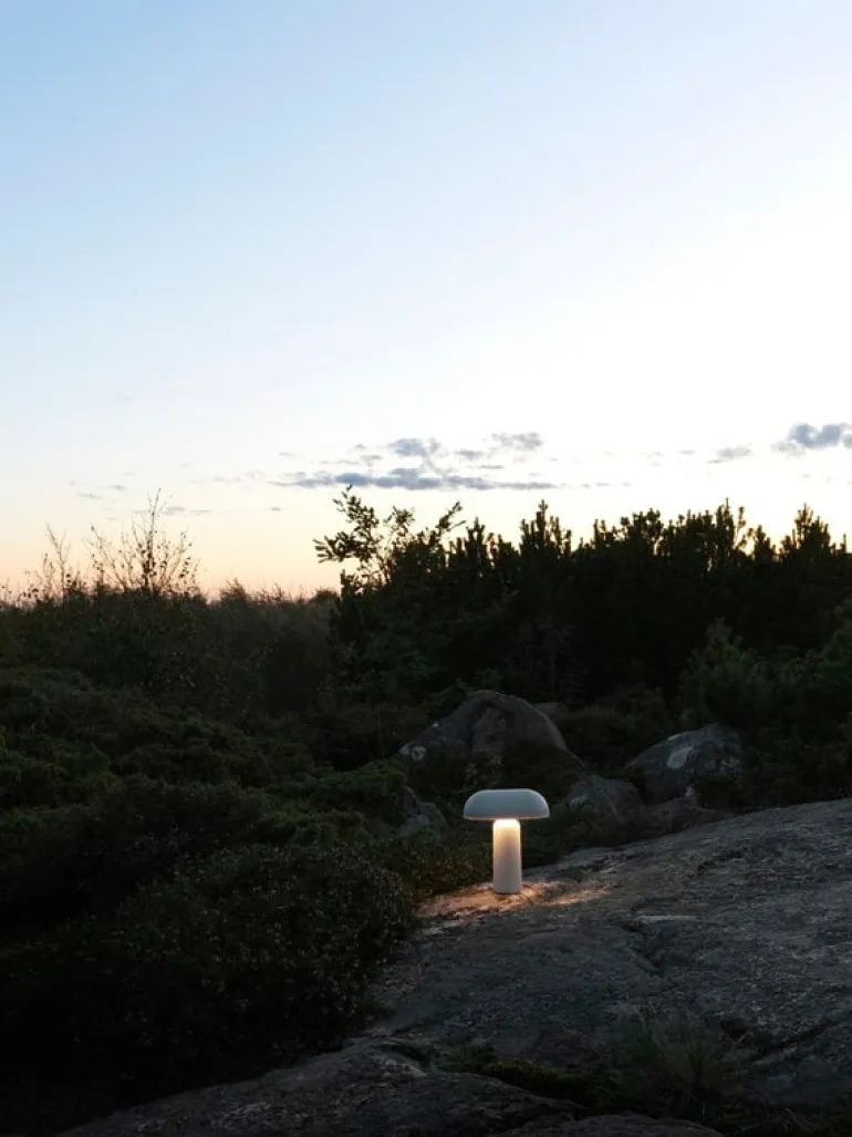 Normann Copenhagen Porta portable table lamp, white