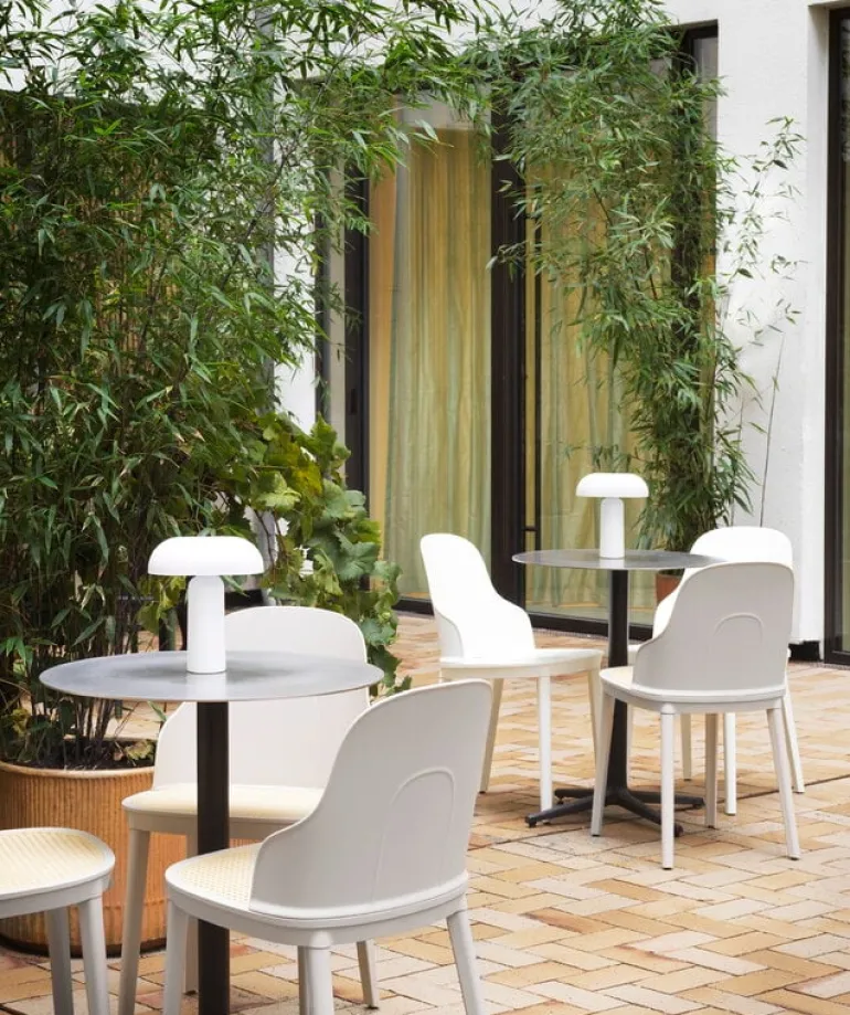 Normann Copenhagen Porta portable table lamp, white