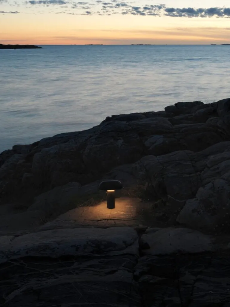 Normann Copenhagen Porta portable table lamp, black