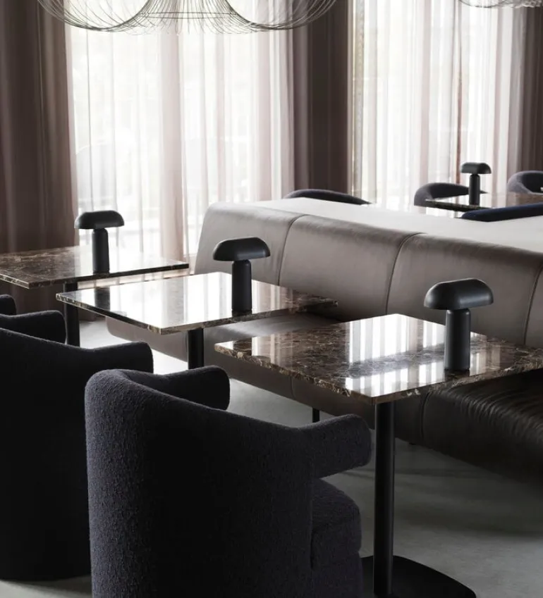 Normann Copenhagen Porta portable table lamp, black