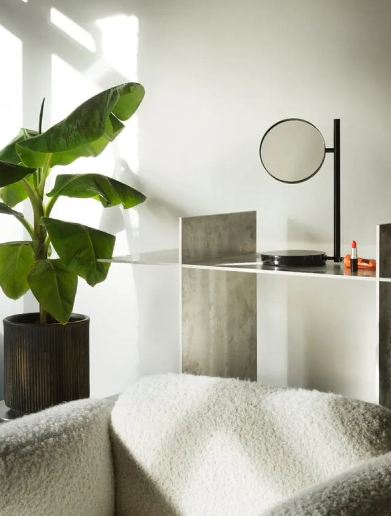 Normann Copenhagen Pose table mirror, black