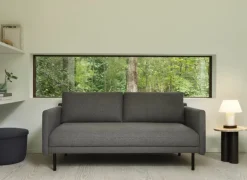 Normann Copenhagen Rar 2-seater sofa, Re-born dark grey