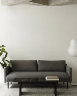 Normann Copenhagen Rar 2-seater sofa, Re-born dark grey