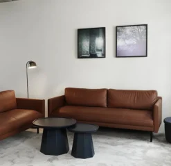 Normann Copenhagen Rar 2-seater sofa, cognac Omaha leather