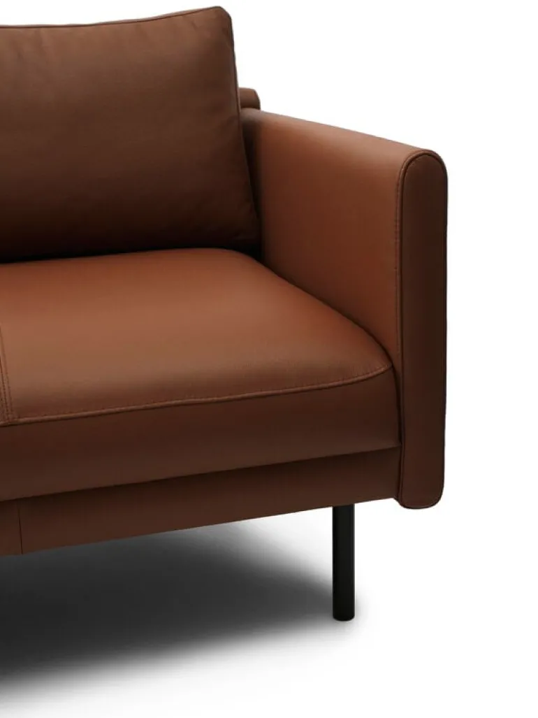 Normann Copenhagen Rar sofa, 3-seater, cognac Omaha Leather