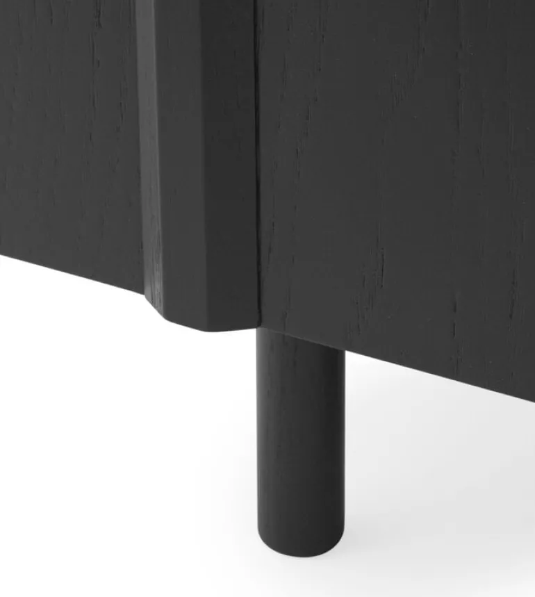 Normann Copenhagen Rib sideboard, 159 cm, soft black