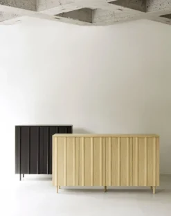 Normann Copenhagen Rib sideboard, 159 cm, soft black