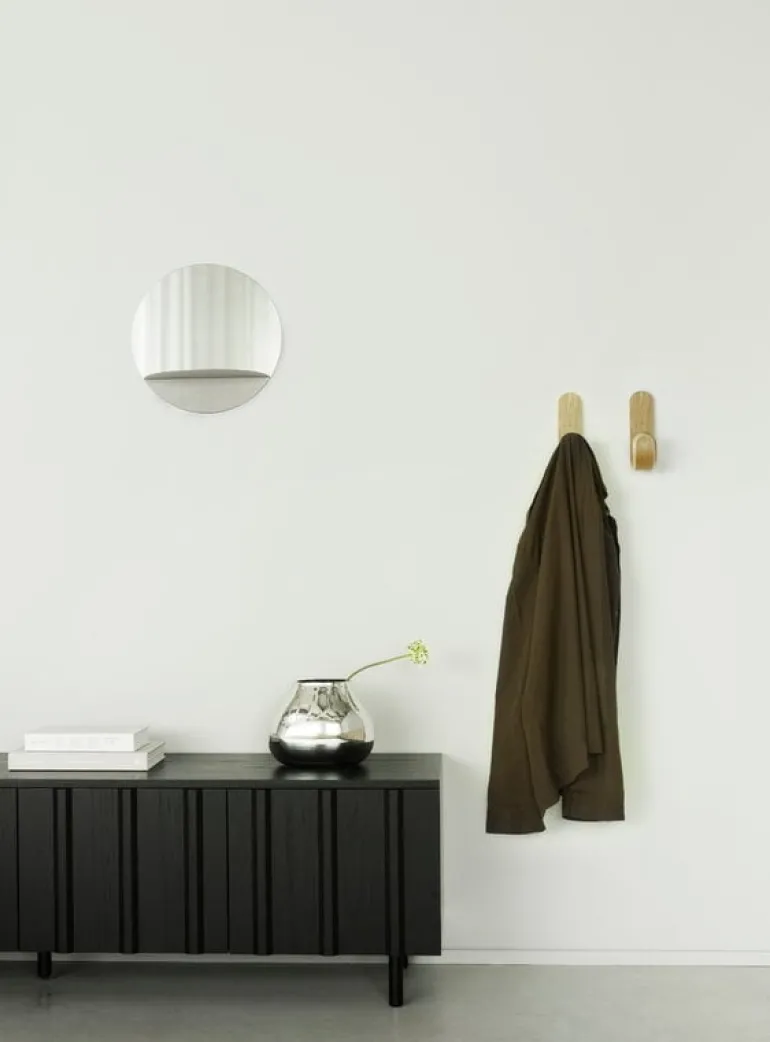 Normann Copenhagen Rib sideboard, low, 175 cm, soft black