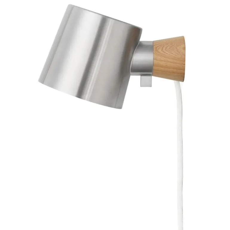 Normann Copenhagen Rise wall lamp, stainless steel