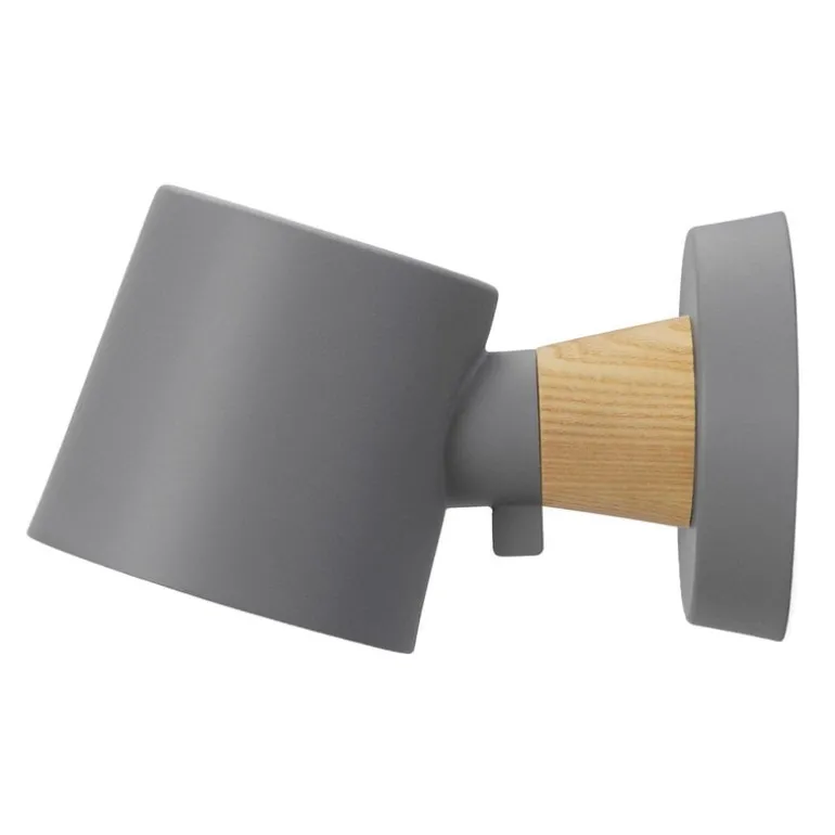 Normann Copenhagen Rise wall lamp, hardwired, grey