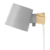 Normann Copenhagen Rise wall lamp, grey