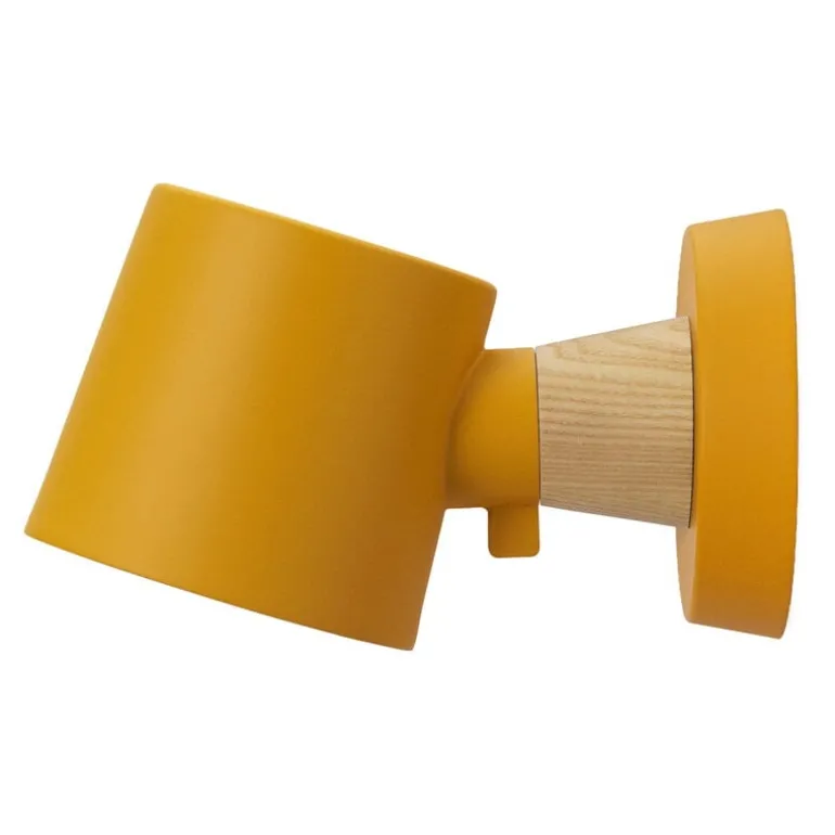 Normann Copenhagen Rise wall lamp, hardwired, yellow