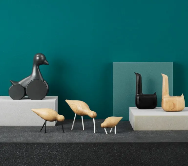 Normann Copenhagen Shorebird, large, white legs