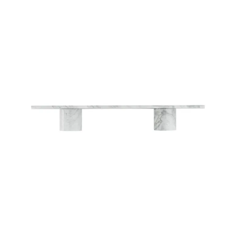 Normann Copenhagen Sten shelf, 80 cm, white marble