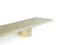 Normann Copenhagen Sten shelf, 120 cm, travertine