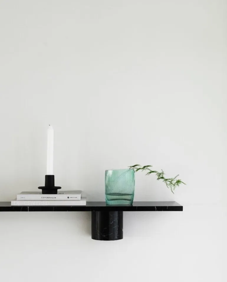 Normann Copenhagen Sten shelf, 120 cm, black marble