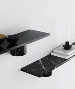 Normann Copenhagen Sten shelf, 120 cm, black marble