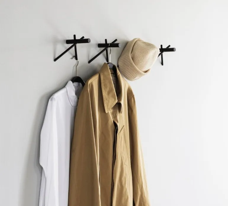 Normann Copenhagen Sticks hooks 2 pcs, black