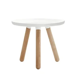 Normann Copenhagen Tablo table small, glossy white