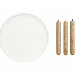 Normann Copenhagen Tablo table large, glossy white